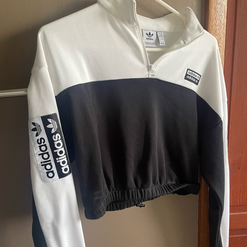 Adidas crop sweater
